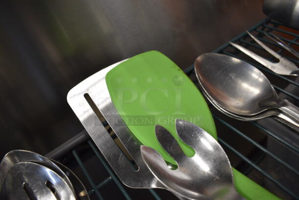 3 Various Utensils; 2 Spatulas and 1 Fork. Includes 18". 3 Times Your Bid! - Image 2 of 2