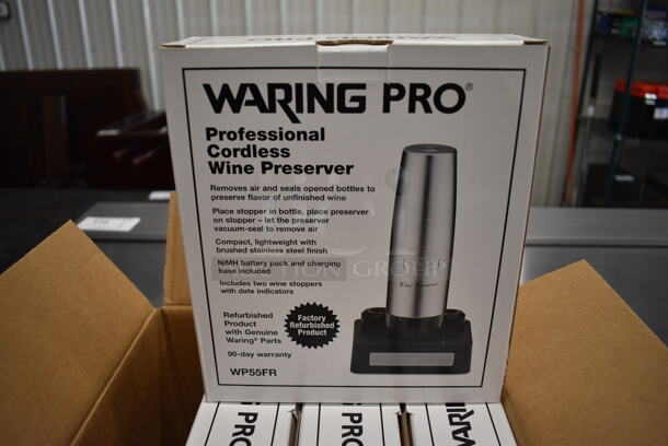 4 NEW REFURBISHED IN BOX! Waring Pro Professional Cordless Wine Preservers. 4 Times Your Bid! - Image 2 of 5