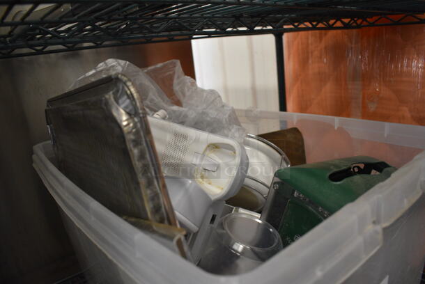 ALL ONE MONEY! Lot of Various Items in Clear Bin! 23x17x13 - Image 3 of 4