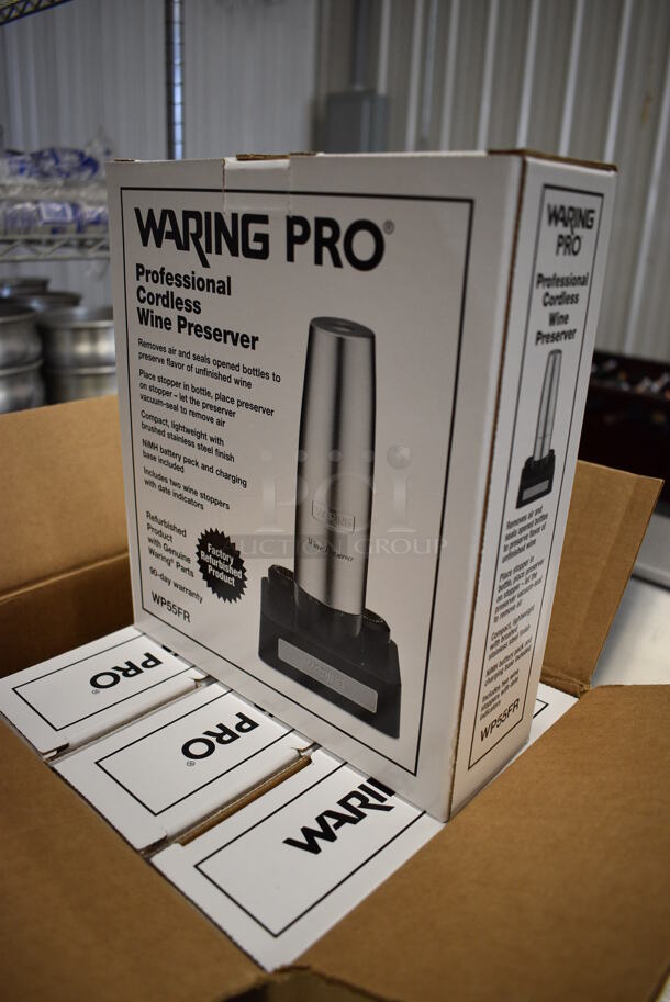 4 NEW REFURBISHED IN BOX! Waring Pro Professional Cordless Wine Preservers. 4 Times Your Bid! - Image 3 of 5