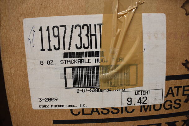48 BRAND NEW IN BOX! Carlisle Dinex Blue Poly Mugs. 4x3x3.5. 48 Times Your Bid! - Image 5 of 5