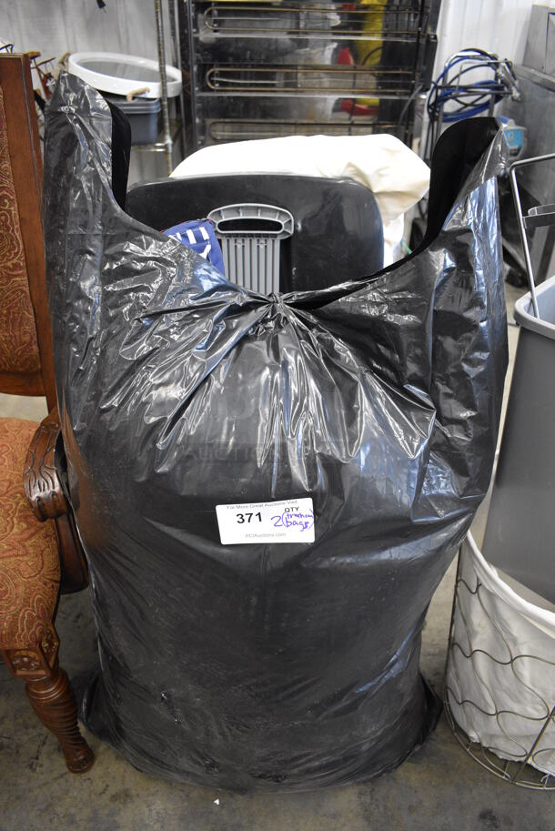 ALL ONE MONEY! Lot of Bag of Clothing and Trash Can! - Image 1 of 3