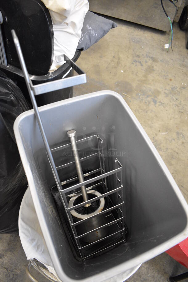 ALL ONE MONEY! Lot of Hamper and Trash Can! Includes 19x18x23 - Image 2 of 3