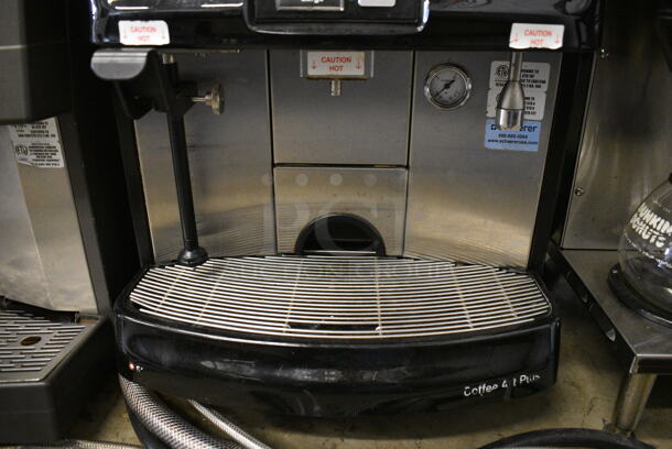 FANTASTIC! Schaerer Model SCA1 Coffee Art Plus Automatic Coffee Espresso Machine w/ 2 Hopper Bean Grinders and Steam Wand. 240 Volts, 1 Phase. 17x18x26 - Image 4 of 7