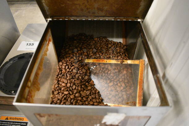 NICE! Bunn Model G9T HD TALL Stainless Steel Commercial Countertop Coffee Bean Grinder. 120 Volts, 1 Phase. 8x18x26. Tested and Working! - Image 4 of 5