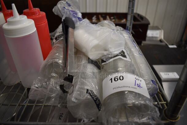 ALL ONE MONEY! Lot of Various Items Including Poly Lids and Condiment Bottles! - Image 2 of 3