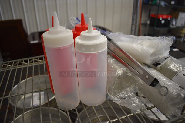 ALL ONE MONEY! Lot of Various Items Including Poly Lids and Condiment Bottles! - Image 3 of 3