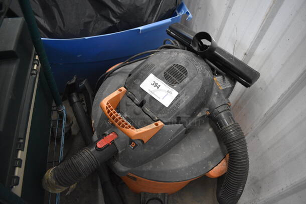 Rigid Black and Orange Shop Vac Wet Dry Vacuum Cleaner. 22x22x24 - Image 2 of 3