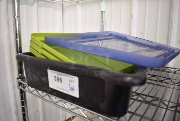 ALL ONE MONEY! Lot of Poly Lids in Bus Bin! - Image 2 of 2