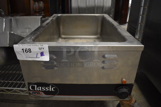 NICE! American Permanent Ware Model W-3V Stainless Steel Commercial Countertop Food Warmer. 120 Volts, 1 Phase. 14.5x23x9 - Image 1 of 4