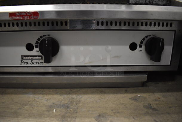 NICE! Toastmaster Pro-Series Stainless Steel Commercial Countertop Gas Powered Charbroiler Grill. 36x26x12.5 - Image 2 of 6