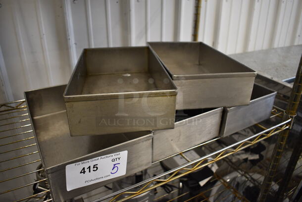 5 Metal Bins. 7x12x3. 5 Times Your Bid! - Image 2 of 2