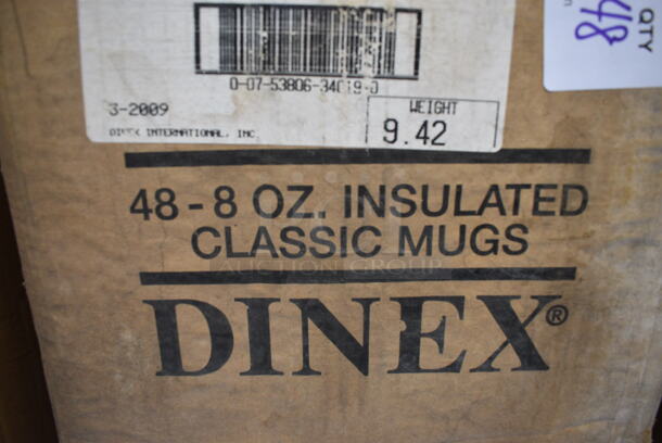 48 BRAND NEW INBOX! Carlisle Dinex Blue Poly Mugs. 4x3x3.5. 48 Times Your Bid! - Image 4 of 5