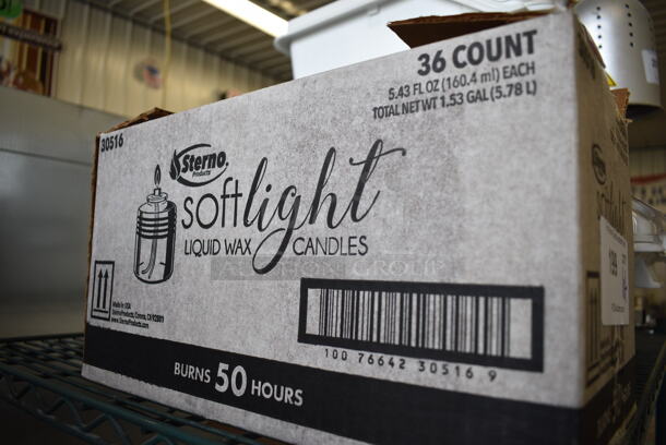 ALL ONE MONEY! Lot of Sterno Softlight Liquid Wax Candles! - Image 3 of 3