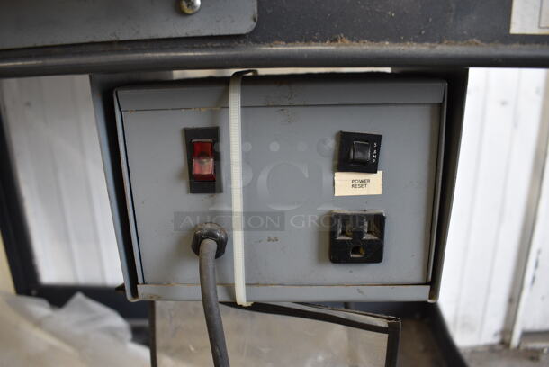 Metal Commercial Floor Style Shrink Wrapping Machine on Commercial Casters. 26x40x34 - Image 5 of 7
