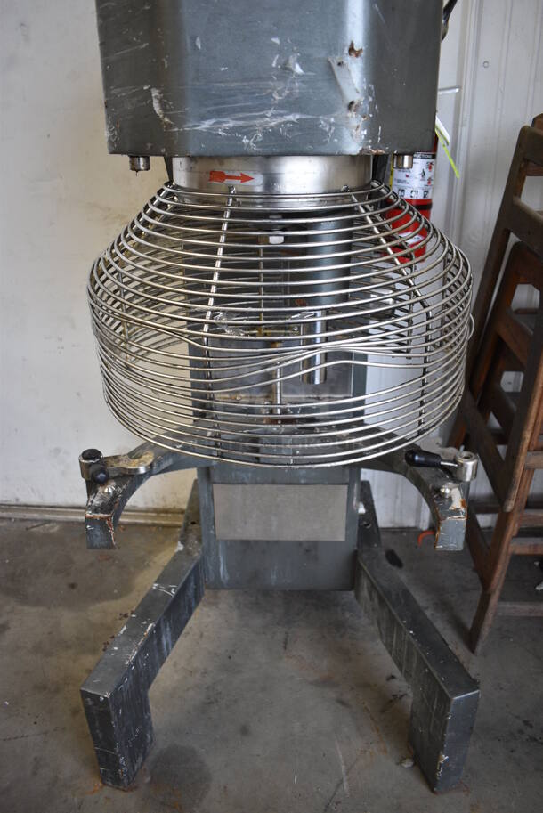 FANTASTIC! Avantco Model MX60 Metal Commercial Floor Style 60 Quart Planetary Mixer w/ Mixing Bowl Guard. 27x34x63 - Image 5 of 6