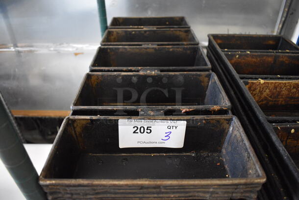 3 Metal 5 Compartment Baking Pans. 27x10.5x2.5. 3 Times Your Bid! - Image 2 of 3