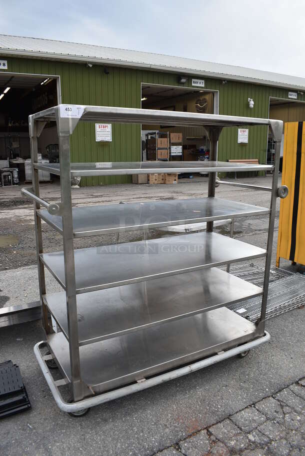 Stainless Steel Commercial 6 Tier Rack on Commercial Casters. 28x57x61.5 - Image 2 of 3