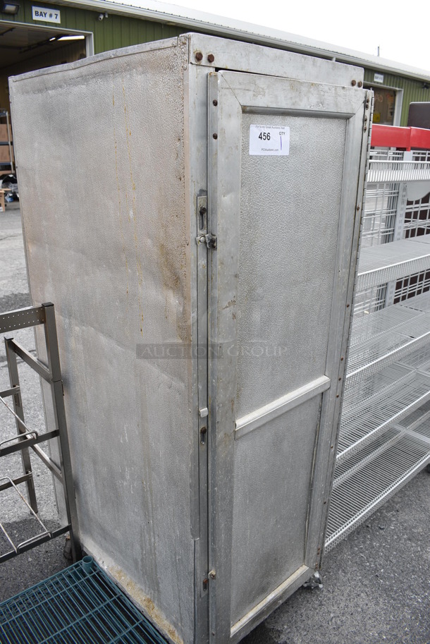 Metal Enclosed Pan Rack on Commercial Casters. 19x31x60 - Image 4 of 4