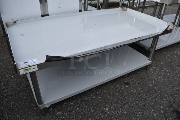 BRAND NEW SCRATCH AND DENT! Regency Stainless Steel Commercial Equipment Stand w/ Undershelf. 60x30x25.5