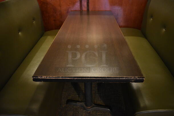 ALL ONE MONEY! Lot of 2 Single Sided Booths, 2 Double Sided Booths and 3 Tables! BUYER MUST REMOVE. PCI Will Not Remove and/or Transport This Item. 66x25x42, 66x48x42, 66x27x30 - Image 6 of 6