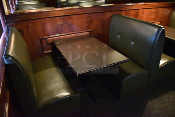 ALL ONE MONEY! Lot of 2 Single Sided Booths, 1 Double Sided Booth and 2 Tables! BUYER MUST REMOVE. PCI Will Not Remove and/or Transport This Item. 44x25x42, 44x48x42, 44x27x30 - Image 5 of 6