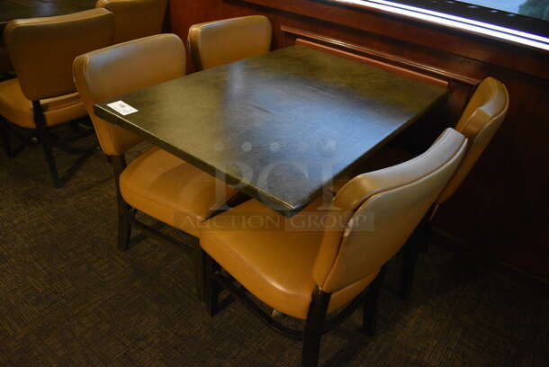 ALL ONE MONEY! Lot of Table w/ 4 Dining Chairs! 44x30x30, 20x19x33 - Image 3 of 4