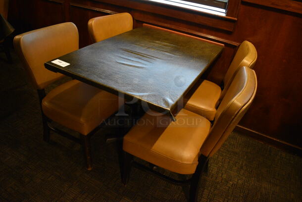 ALL ONE MONEY! Lot of Table w/ 4 Dining Chairs! 44x30x30, 20x19x33 - Image 2 of 5