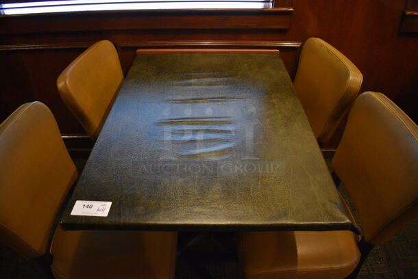 ALL ONE MONEY! Lot of Table w/ 4 Dining Chairs! 44x30x30, 20x19x33 - Image 3 of 5