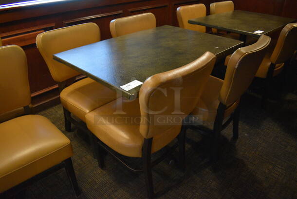 ALL ONE MONEY! Lot of Table w/ 4 Dining Chairs! 44x30x30, 20x19x33