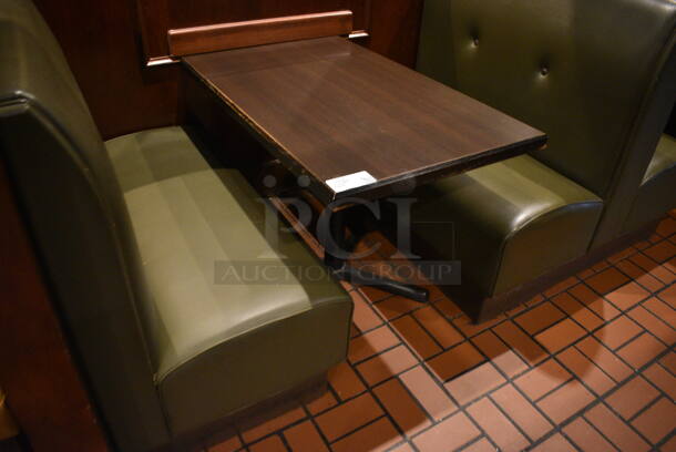 ALL ONE MONEY! Lot of 2 Single Sided Booths, 1 Double Sided Booth and 2 Tables! BUYER MUST REMOVE. PCI Will Not Remove and/or Transport This Item. 44x25x42, 44x48x42, 44x27x30 - Image 2 of 4
