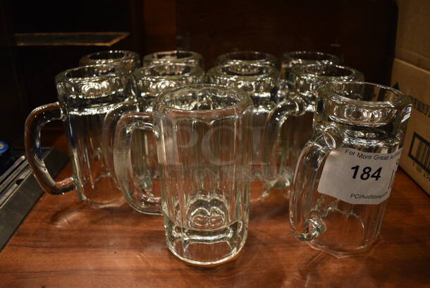 10 Tall Glass Mugs. 5x3x6. 10 Times Your Bid! - Image 1 of 3