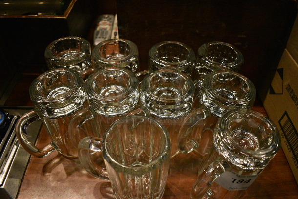 10 Tall Glass Mugs. 5x3x6. 10 Times Your Bid! - Image 2 of 3