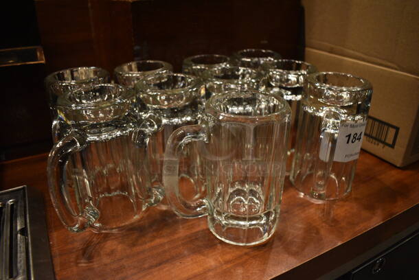 10 Tall Glass Mugs. 5x3x6. 10 Times Your Bid! - Image 3 of 3