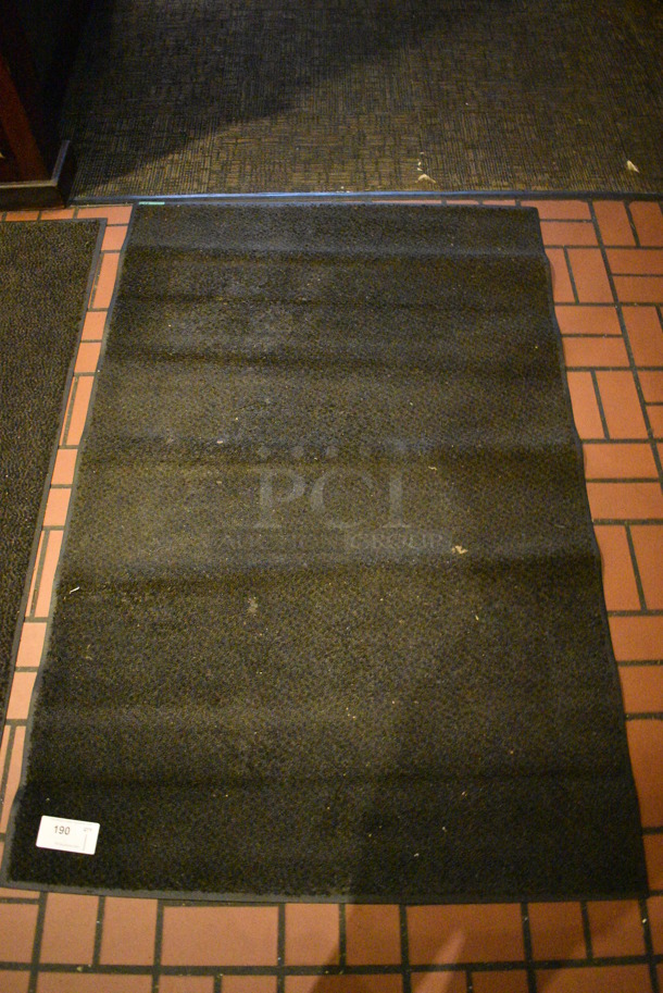 Black Floor Mat. 67x44 - Image 1 of 2