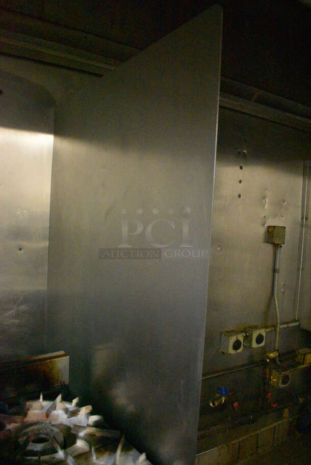 GREAT! Vulcan Stainless Steel Commercial Countertop Gas Powered 2 Burner Range. Comes w/ Side Splash Guard. BUYER MUST REMOVE. 12x30.5x16 - Image 4 of 5