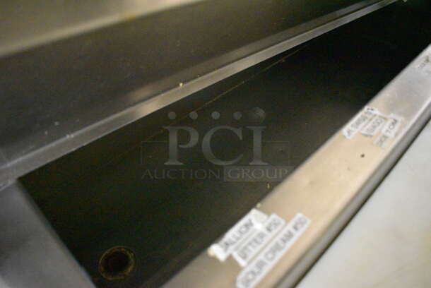 AWESOME! Delfield Stainless Steel Commercial Pizza Prep Table w/ 6 Drawers, Plate Shelf and Cutting Board on Commercial Casters. 83x36x40 - Image 5 of 5