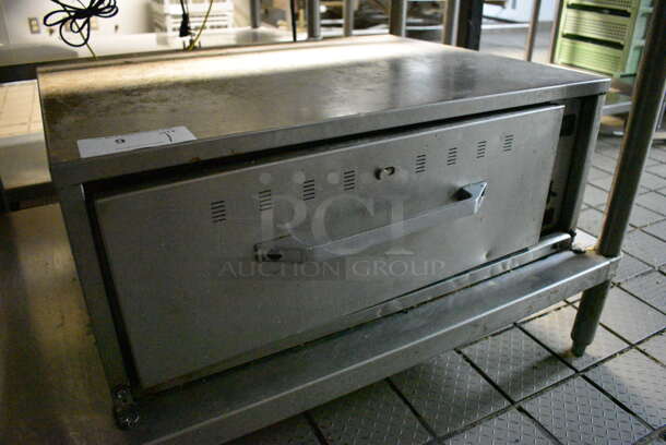 NICE! Stainless Steel Commercial Countertop Single Drawer Warming Drawer. BUYER MUST REMOVE. 29.5x23x11 - Image 2 of 4