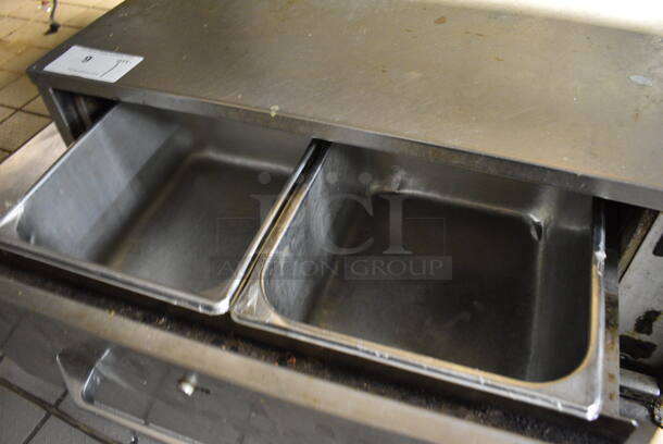 NICE! Stainless Steel Commercial Countertop Single Drawer Warming Drawer. BUYER MUST REMOVE. 29.5x23x11 - Image 4 of 4