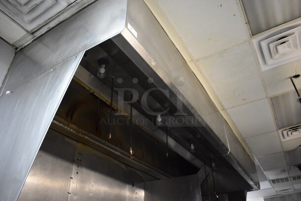 BEAUTIFUL! 17' Kalthoff SELF CONTAINED Stainless Steel Commercial Grease Hood w/ Filter and Lights. BUYER MUST REMOVE. 204x58x24 - Image 2 of 8