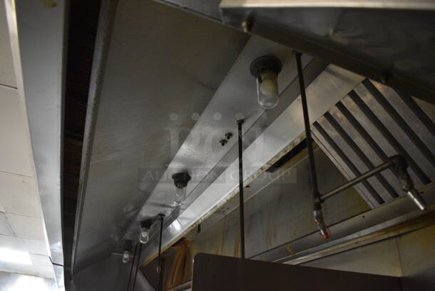 BEAUTIFUL! 17' Kalthoff SELF CONTAINED Stainless Steel Commercial Grease Hood w/ Filter and Lights. BUYER MUST REMOVE. 204x58x24 - Image 6 of 8