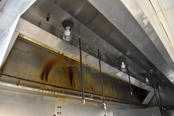BEAUTIFUL! 17' Kalthoff SELF CONTAINED Stainless Steel Commercial Grease Hood w/ Filter and Lights. BUYER MUST REMOVE. 204x58x24 - Image 8 of 8