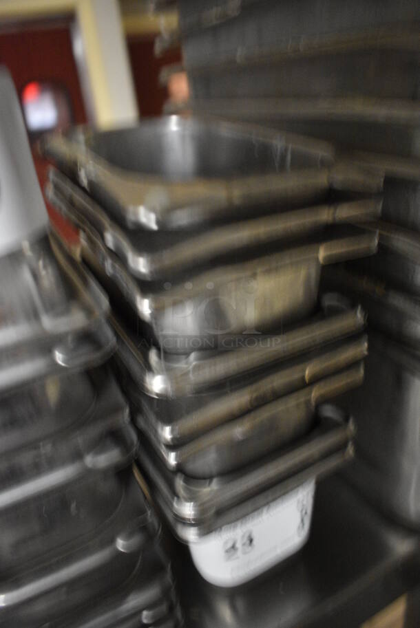 8 Stainless Steel 1/9 Size Drop In Bins. 1/9x4. 8 Times Your Bid! - Image 2 of 3