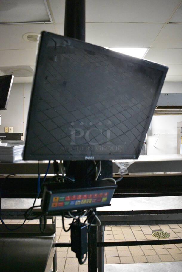 ALL ONE MONEY! Lot of 2 Dell 17" Computer Monitors w/ 2 Control Panels and 2 Uninterruptible Power Supplies! BUYER MUST REMOVE - Image 3 of 6