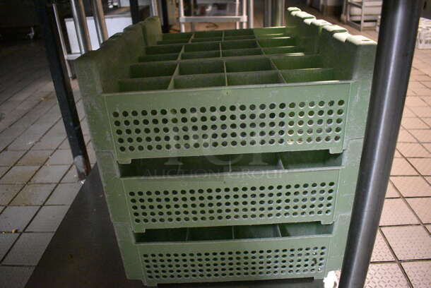 9 Green Poly Silverware Caddies. 18x7.5x7.5. 9 Times Your Bid! - Image 3 of 3