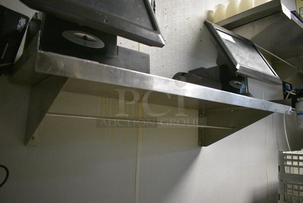 Stainless Steel Commercial Wall Mount Shelf. BUYER MUST REMOVE. 42x18x9 - Image 2 of 2