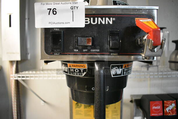 NICE! Bunn Stainless Steel Commercial Countertop Coffee Machine w/ Hot Water Dispenser and Poly Brew Basket. 11.5x20x32 - Image 5 of 5