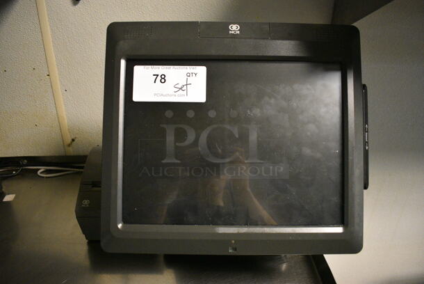 ALL ONE MONEY! Lot of NCR 15" POS Monitor w/ NCR Receipt Printer! - Image 1 of 3