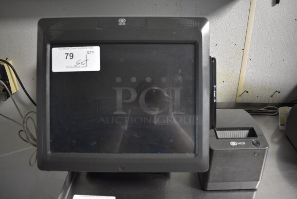 ALL ONE MONEY! Lot of NCR 15" POS Monitor w/ NCR Receipt Printer! - Image 1 of 5