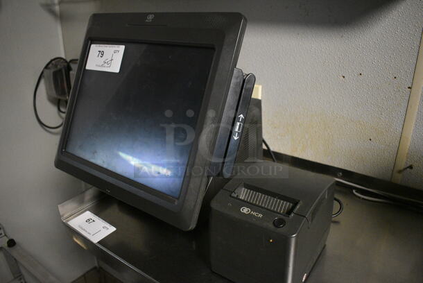 ALL ONE MONEY! Lot of NCR 15" POS Monitor w/ NCR Receipt Printer! - Image 2 of 5